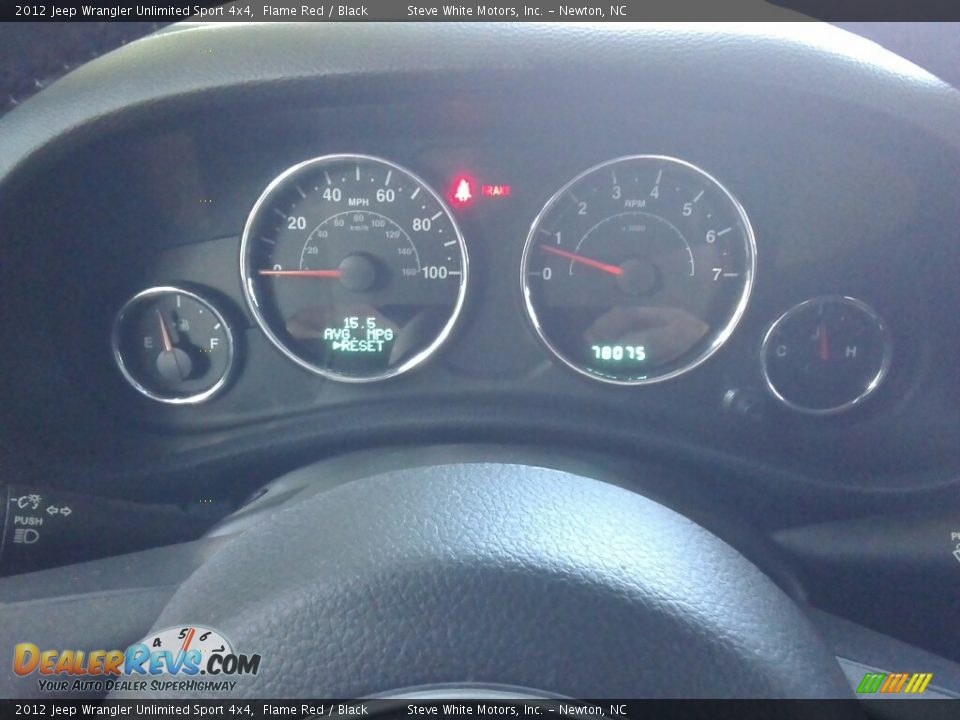 2012 Jeep Wrangler Unlimited Sport 4x4 Flame Red / Black Photo #19