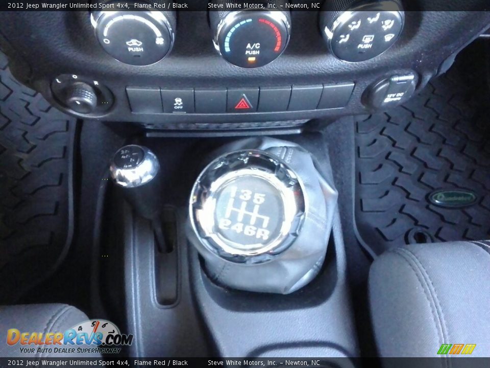 2012 Jeep Wrangler Unlimited Sport 4x4 Flame Red / Black Photo #24