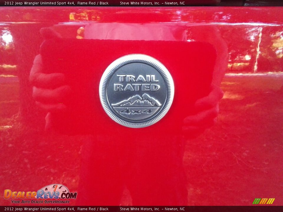 2012 Jeep Wrangler Unlimited Sport 4x4 Flame Red / Black Photo #29