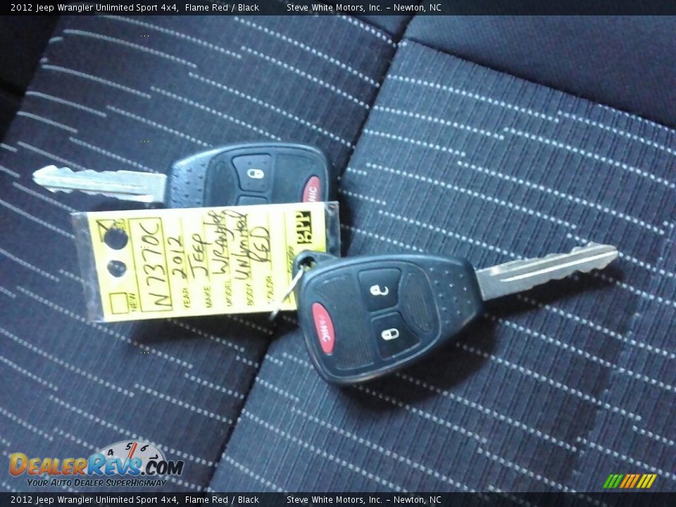 2012 Jeep Wrangler Unlimited Sport 4x4 Flame Red / Black Photo #31