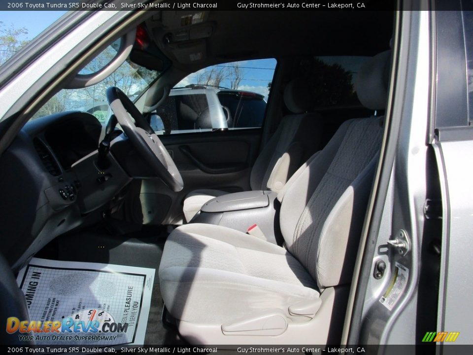 2006 Toyota Tundra SR5 Double Cab Silver Sky Metallic / Light Charcoal Photo #8