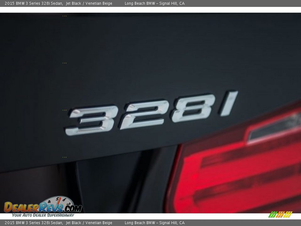 2015 BMW 3 Series 328i Sedan Jet Black / Venetian Beige Photo #7