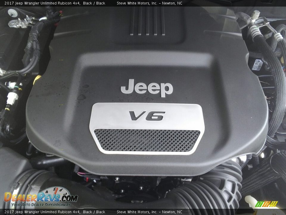 2017 Jeep Wrangler Unlimited Rubicon 4x4 Black / Black Photo #25
