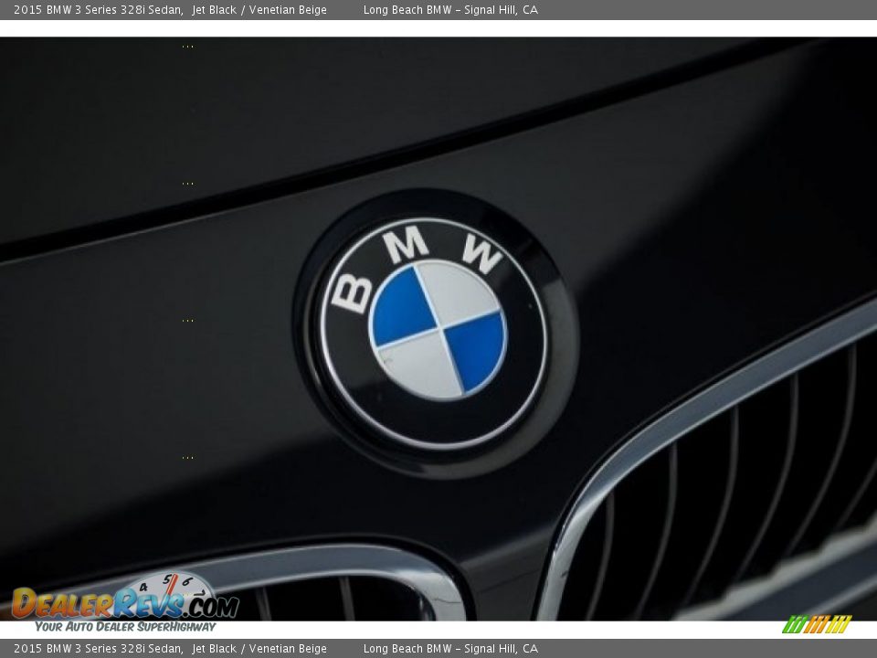 2015 BMW 3 Series 328i Sedan Jet Black / Venetian Beige Photo #23