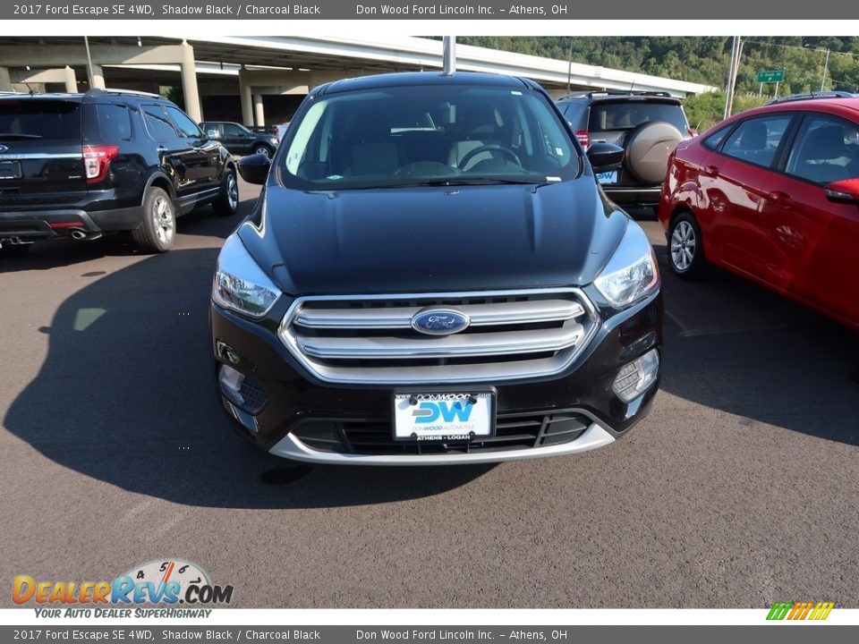 2017 Ford Escape SE 4WD Shadow Black / Charcoal Black Photo #2