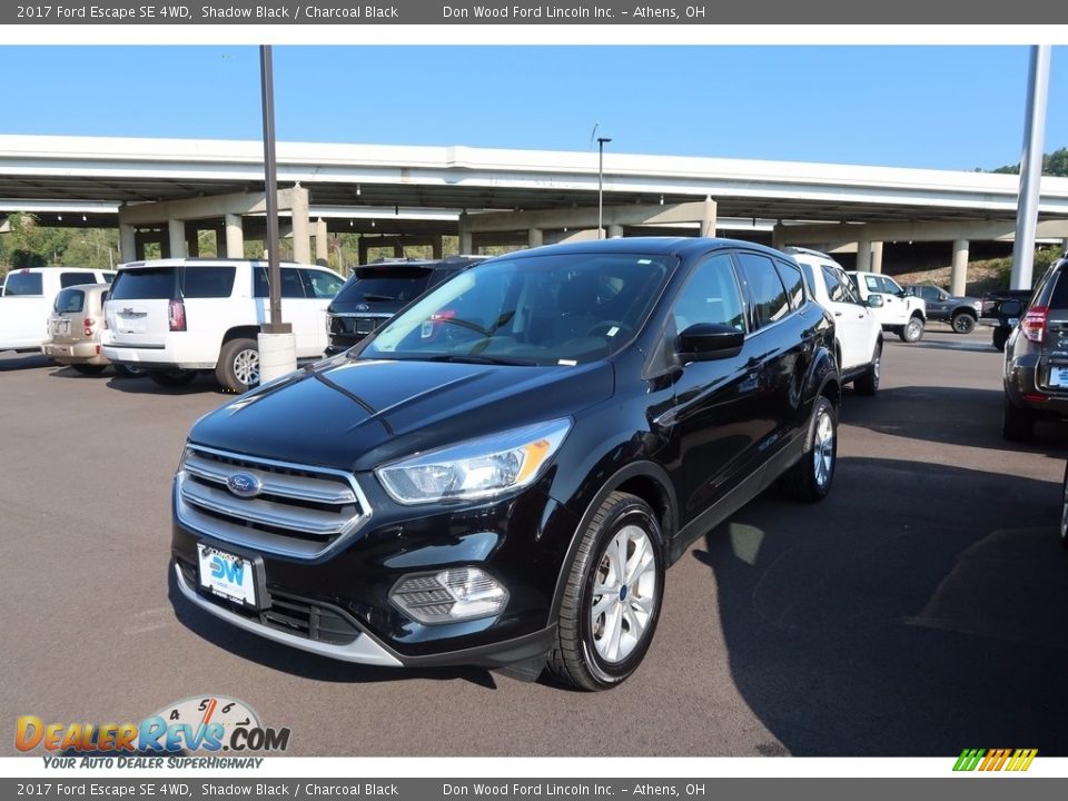 2017 Ford Escape SE 4WD Shadow Black / Charcoal Black Photo #3