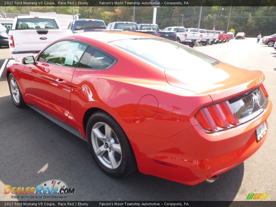2017 Ford Mustang V6 Coupe Race Red / Ebony Photo #6