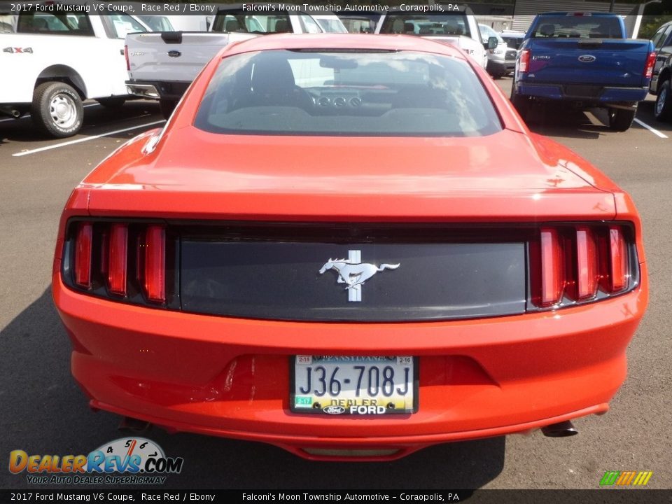 2017 Ford Mustang V6 Coupe Race Red / Ebony Photo #7