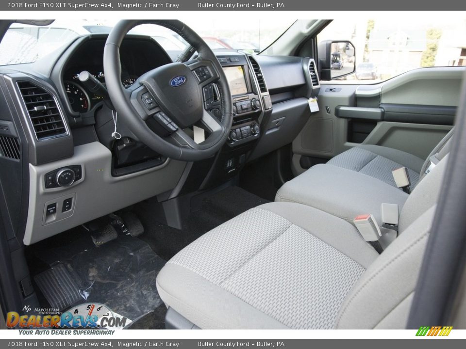 2018 Ford F150 XLT SuperCrew 4x4 Magnetic / Earth Gray Photo #9