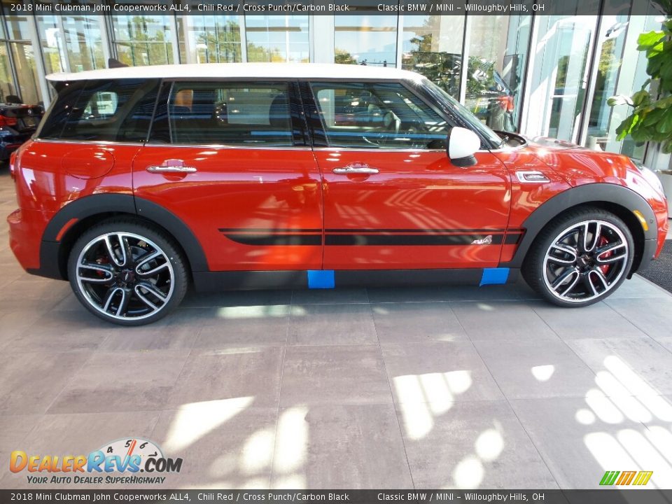 Chili Red 2018 Mini Clubman John Cooperworks ALL4 Photo #1