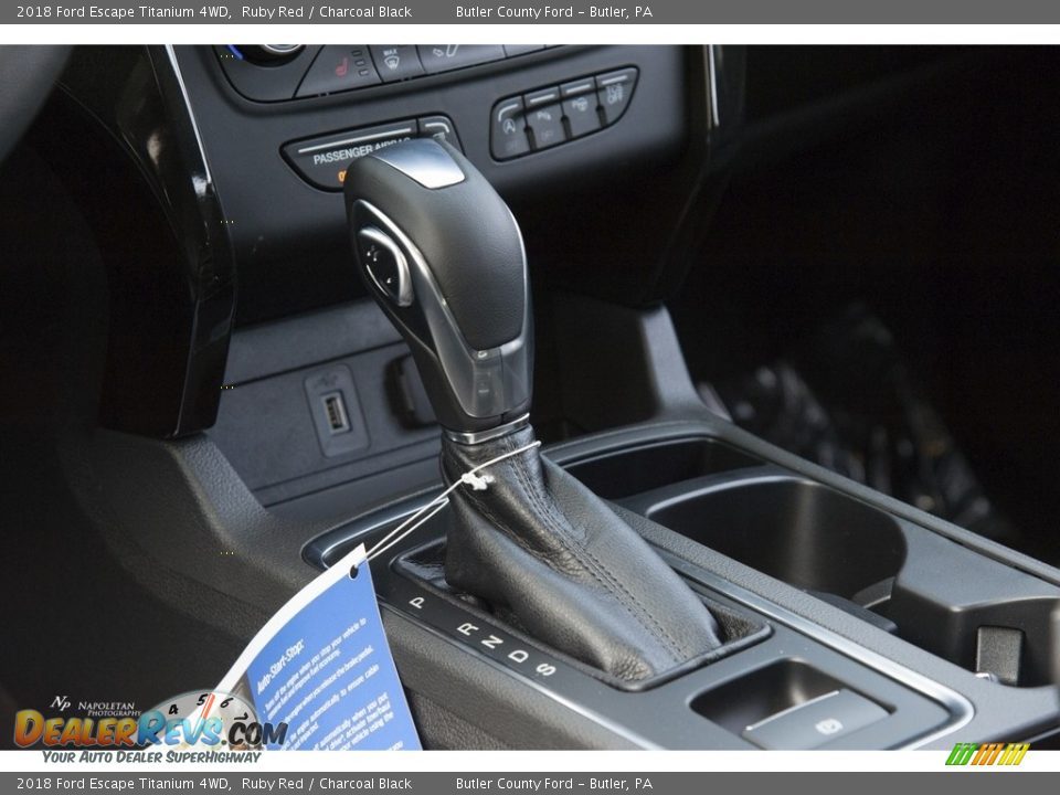 2018 Ford Escape Titanium 4WD Ruby Red / Charcoal Black Photo #13