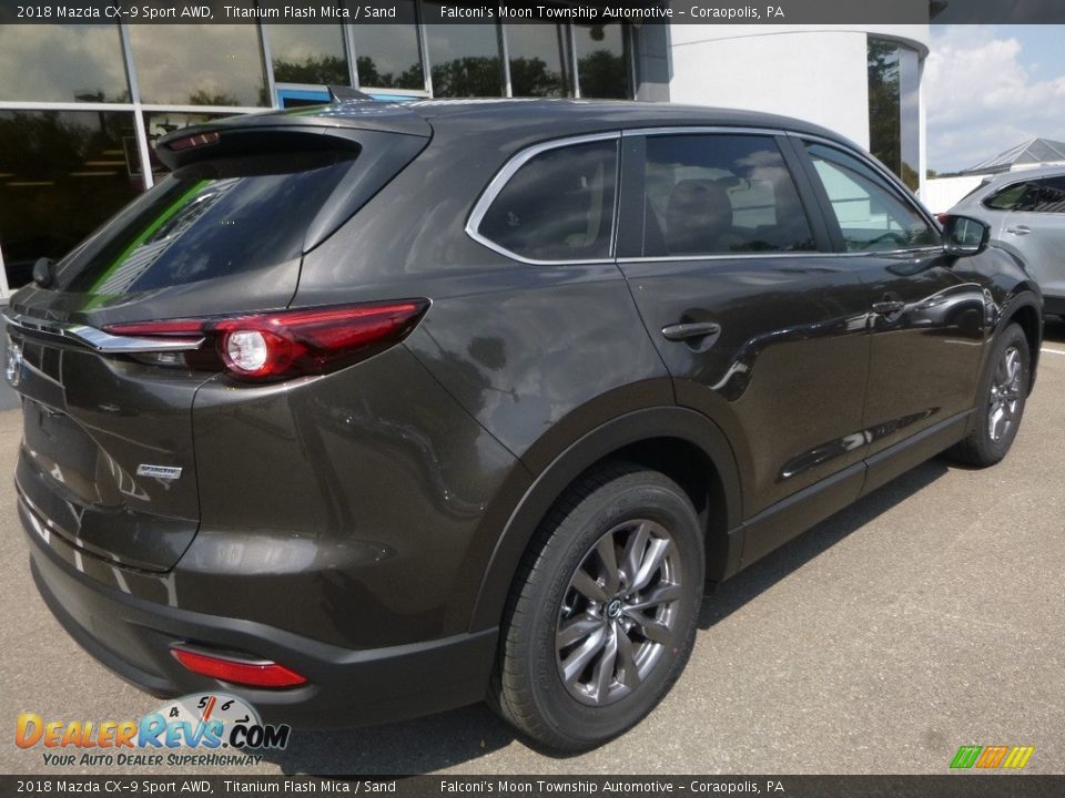 2018 Mazda CX-9 Sport AWD Titanium Flash Mica / Sand Photo #2
