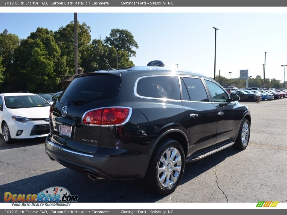 2012 Buick Enclave FWD Carbon Black Metallic / Cashmere Photo #3