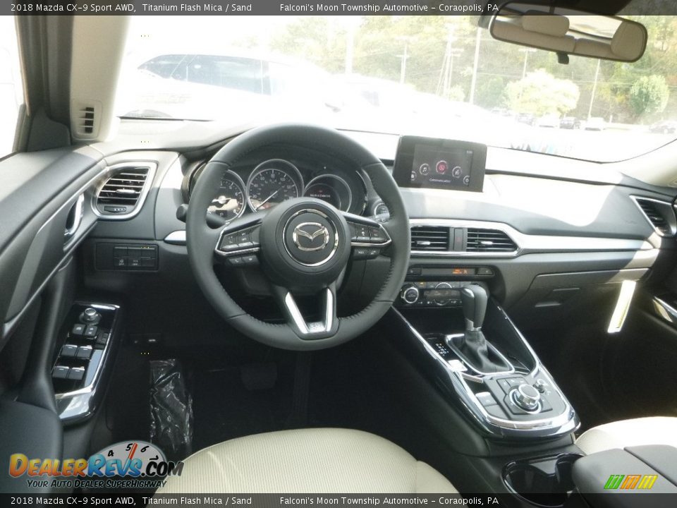 Sand Interior - 2018 Mazda CX-9 Sport AWD Photo #9