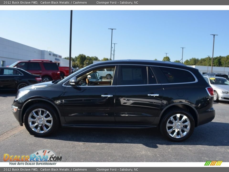 2012 Buick Enclave FWD Carbon Black Metallic / Cashmere Photo #6