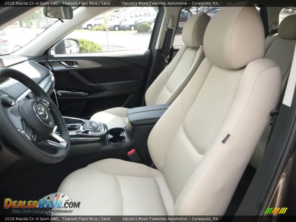 Front Seat of 2018 Mazda CX-9 Sport AWD Photo #10