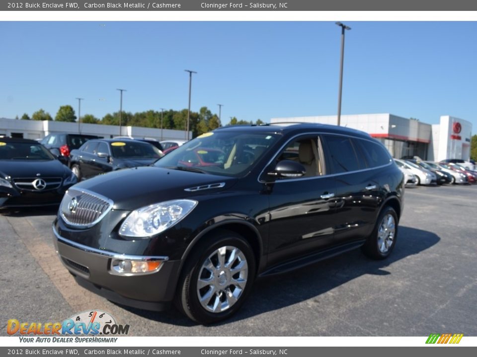 2012 Buick Enclave FWD Carbon Black Metallic / Cashmere Photo #7