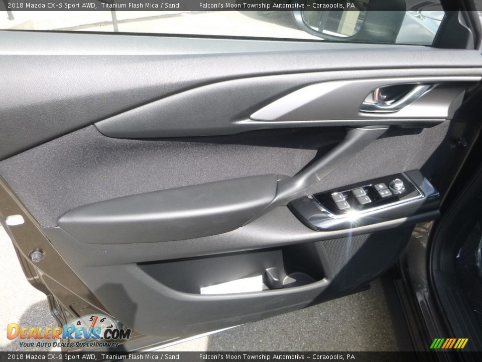 2018 Mazda CX-9 Sport AWD Titanium Flash Mica / Sand Photo #11