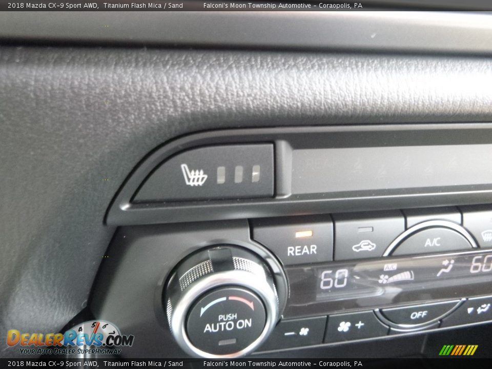 2018 Mazda CX-9 Sport AWD Titanium Flash Mica / Sand Photo #13