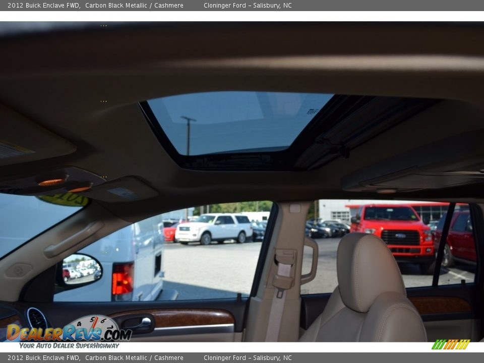 2012 Buick Enclave FWD Carbon Black Metallic / Cashmere Photo #11