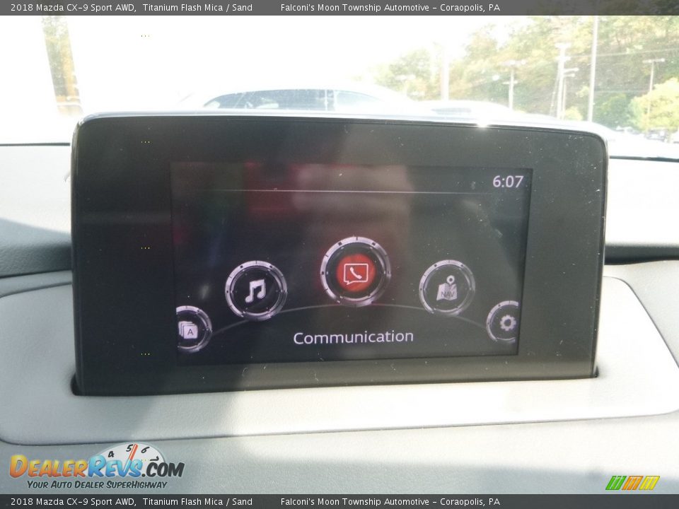 2018 Mazda CX-9 Sport AWD Titanium Flash Mica / Sand Photo #14