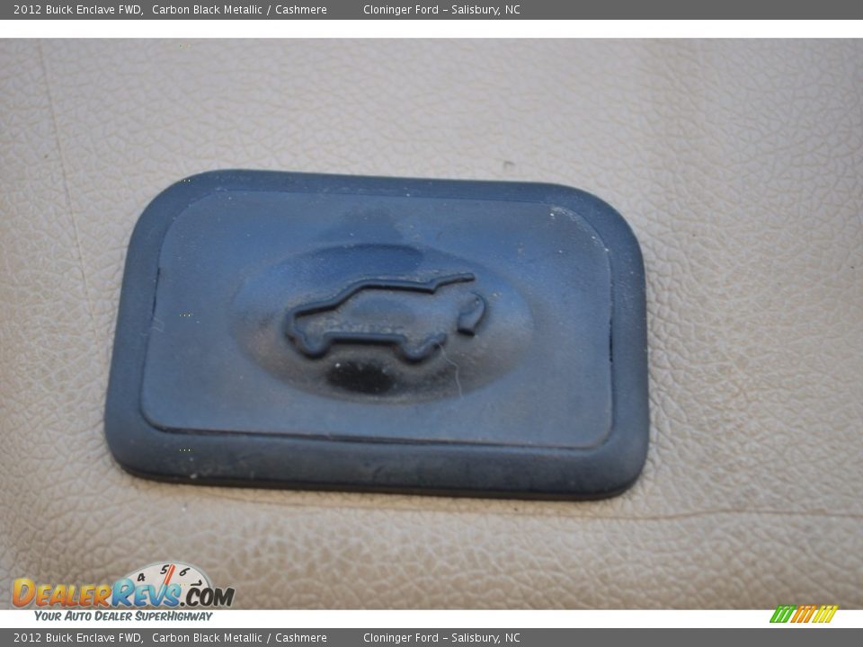 2012 Buick Enclave FWD Carbon Black Metallic / Cashmere Photo #15