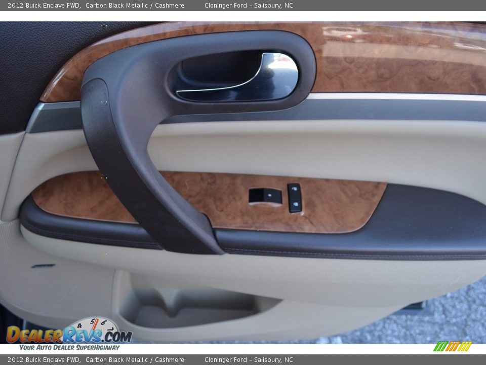 2012 Buick Enclave FWD Carbon Black Metallic / Cashmere Photo #17