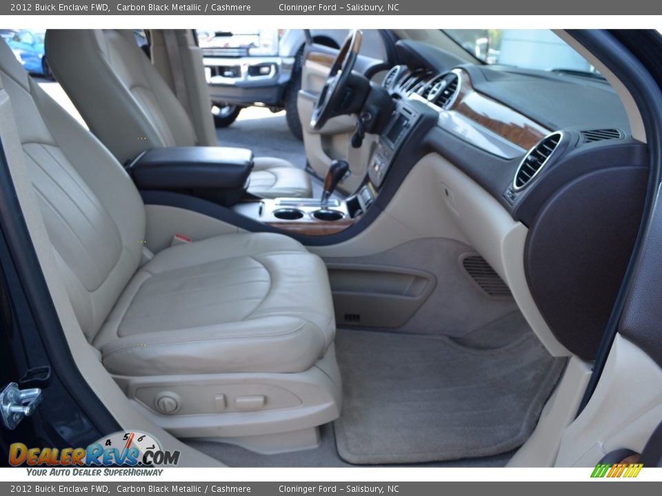 2012 Buick Enclave FWD Carbon Black Metallic / Cashmere Photo #18