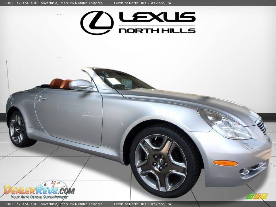 2007 Lexus SC 430 Convertible Mercury Metallic / Saddle Photo #1