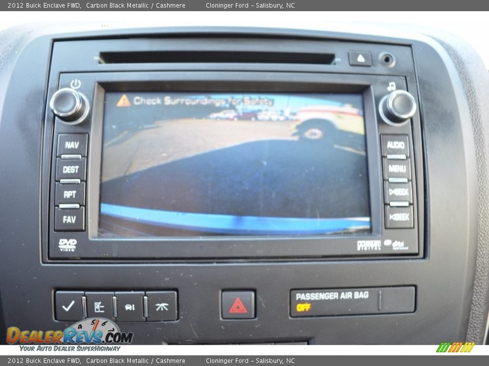 2012 Buick Enclave FWD Carbon Black Metallic / Cashmere Photo #21