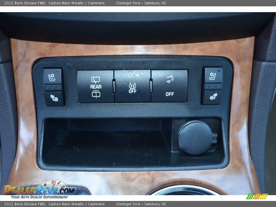 2012 Buick Enclave FWD Carbon Black Metallic / Cashmere Photo #22
