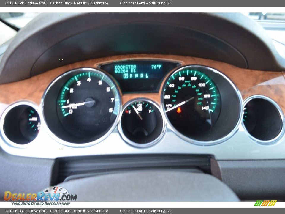 2012 Buick Enclave FWD Carbon Black Metallic / Cashmere Photo #25