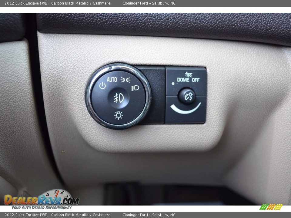 2012 Buick Enclave FWD Carbon Black Metallic / Cashmere Photo #26