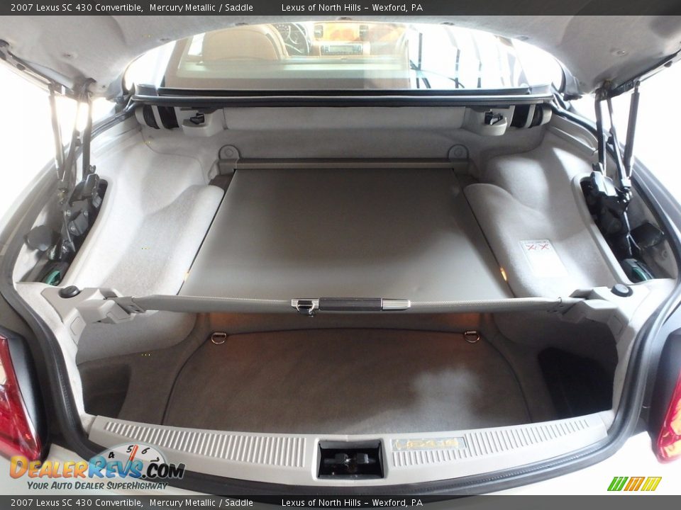 2007 Lexus SC 430 Convertible Mercury Metallic / Saddle Photo #7
