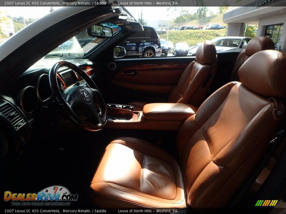 2007 Lexus SC 430 Convertible Mercury Metallic / Saddle Photo #8