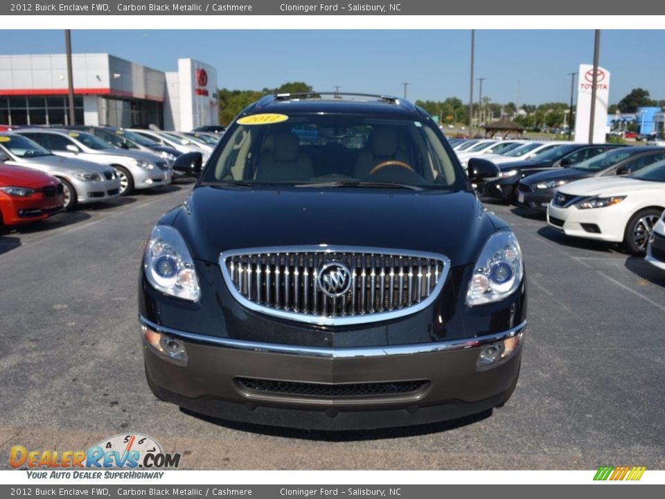 2012 Buick Enclave FWD Carbon Black Metallic / Cashmere Photo #29