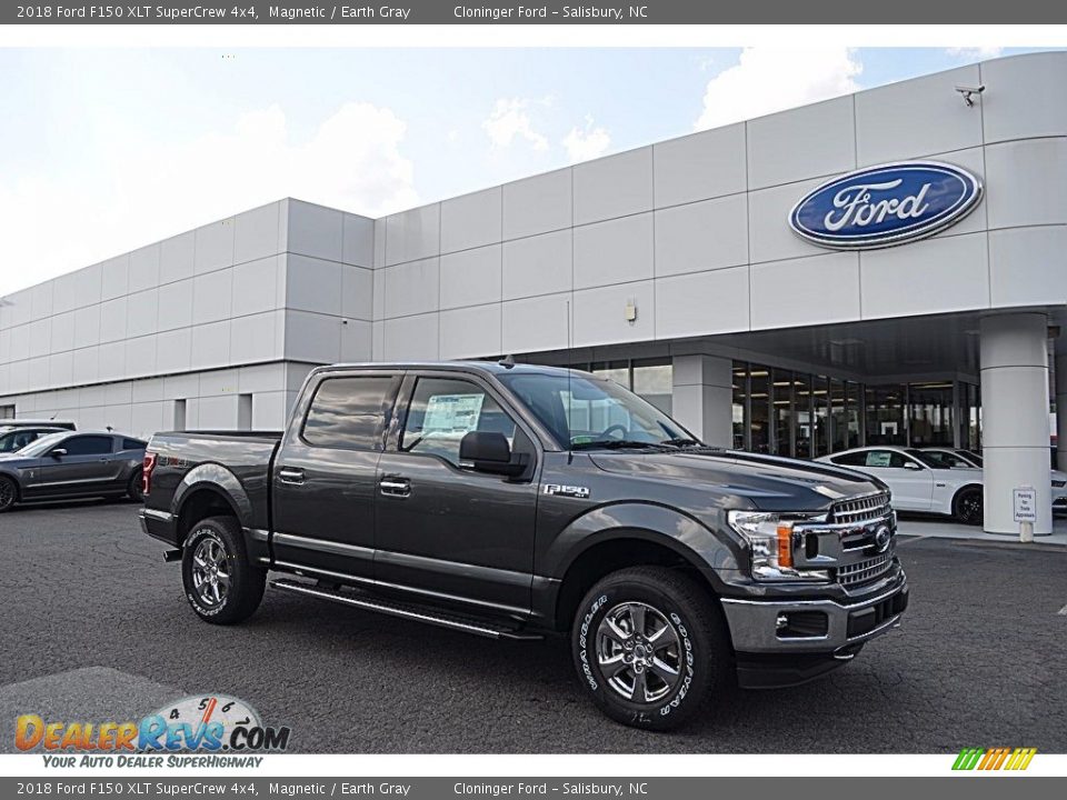 2018 Ford F150 XLT SuperCrew 4x4 Magnetic / Earth Gray Photo #1