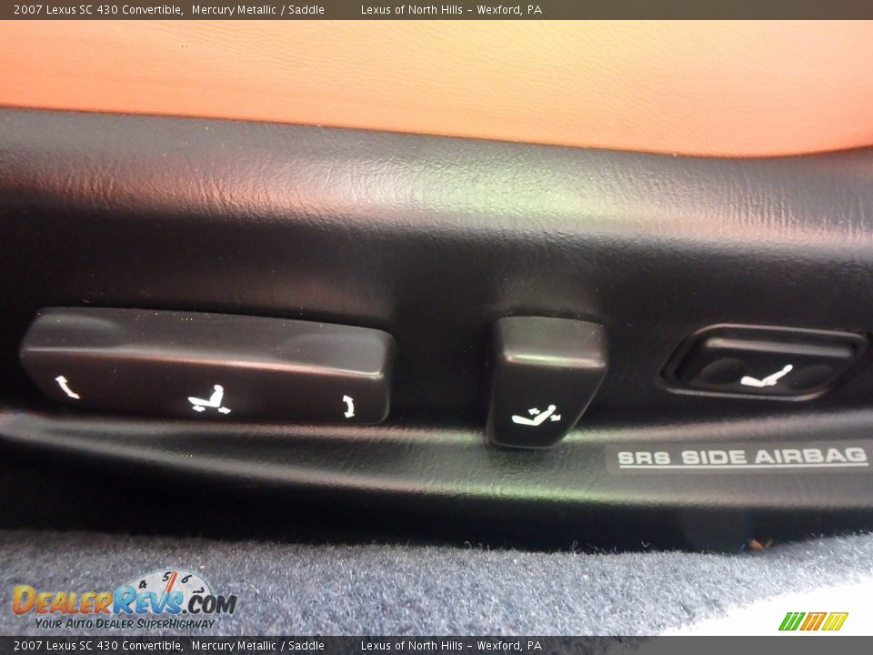 2007 Lexus SC 430 Convertible Mercury Metallic / Saddle Photo #14