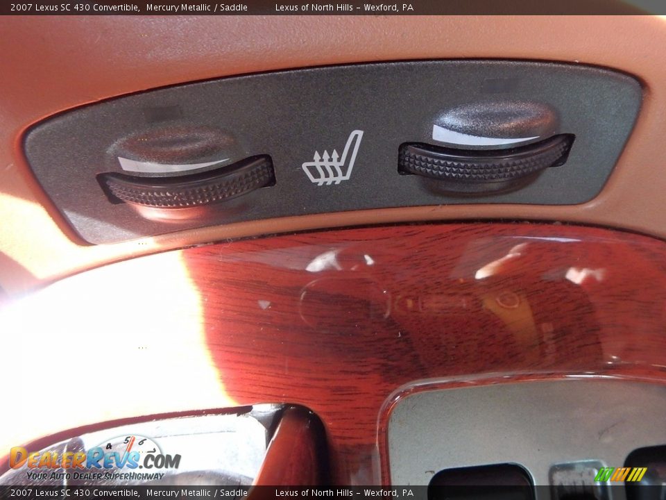 2007 Lexus SC 430 Convertible Mercury Metallic / Saddle Photo #17