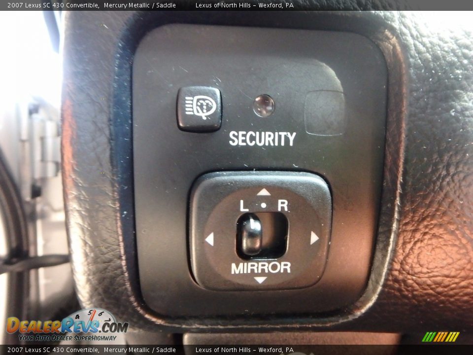 2007 Lexus SC 430 Convertible Mercury Metallic / Saddle Photo #21