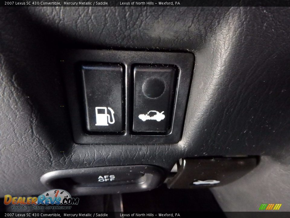 2007 Lexus SC 430 Convertible Mercury Metallic / Saddle Photo #22