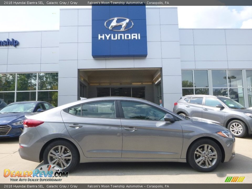 2018 Hyundai Elantra SEL Galactic Gray / Gray Photo #1