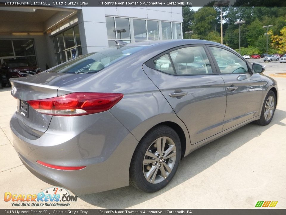 2018 Hyundai Elantra SEL Galactic Gray / Gray Photo #2