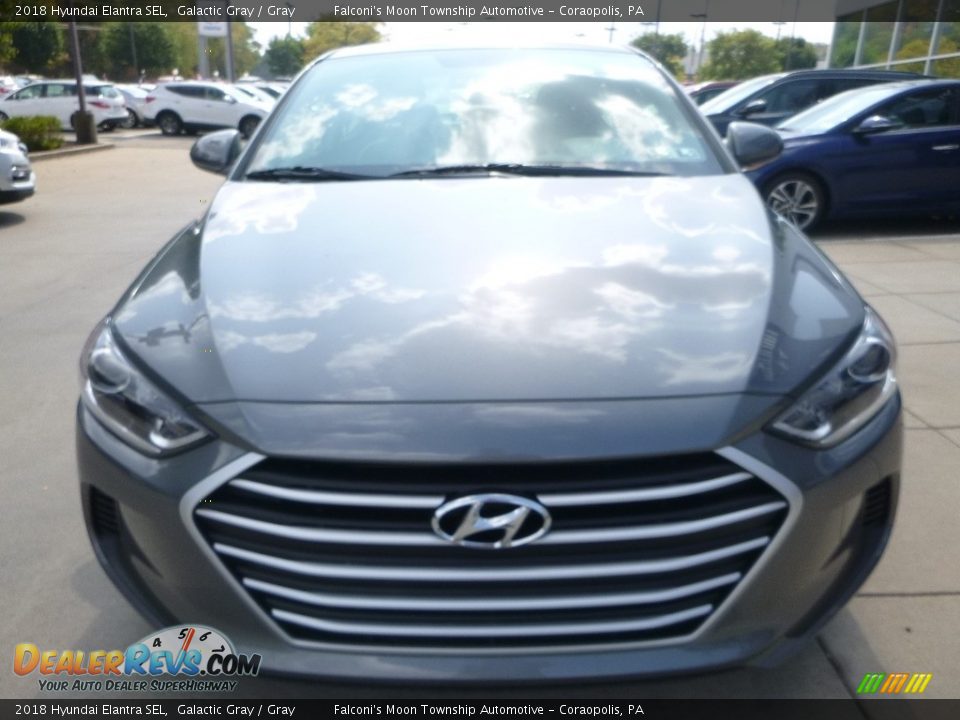 2018 Hyundai Elantra SEL Galactic Gray / Gray Photo #4