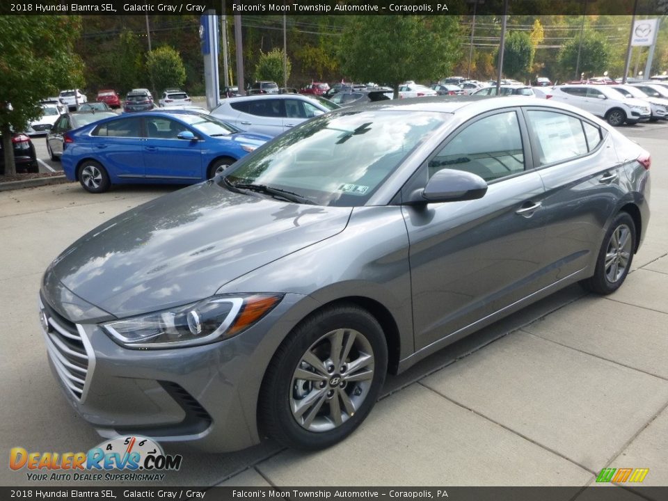 2018 Hyundai Elantra SEL Galactic Gray / Gray Photo #5