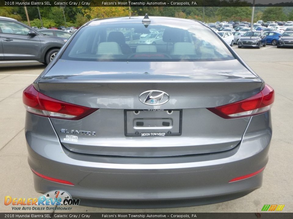 2018 Hyundai Elantra SEL Galactic Gray / Gray Photo #7