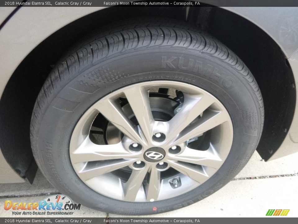 2018 Hyundai Elantra SEL Galactic Gray / Gray Photo #8
