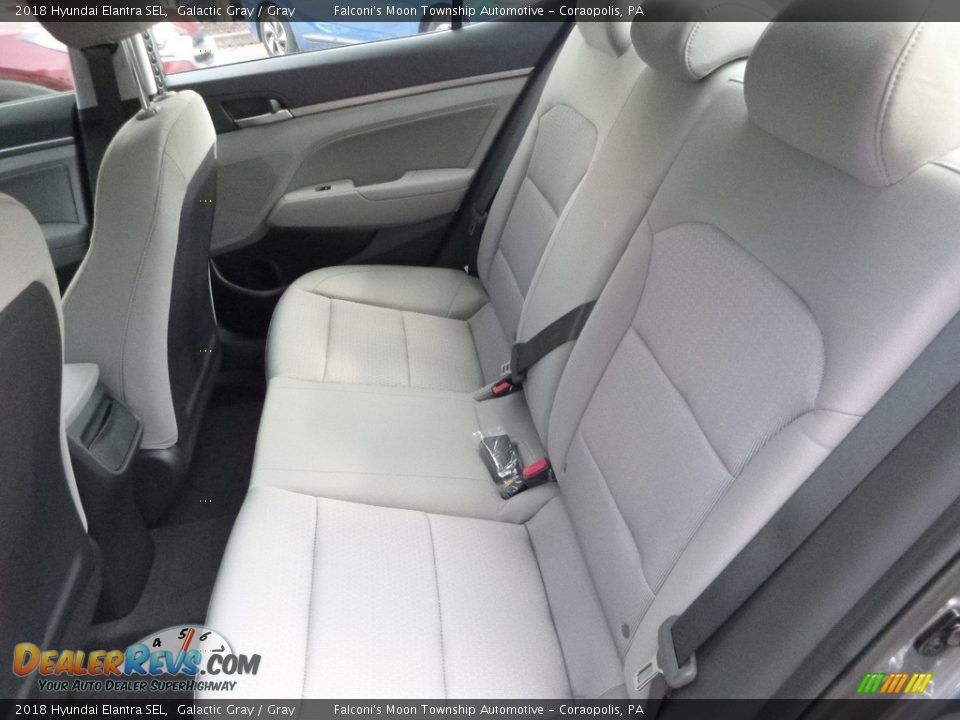 2018 Hyundai Elantra SEL Galactic Gray / Gray Photo #9