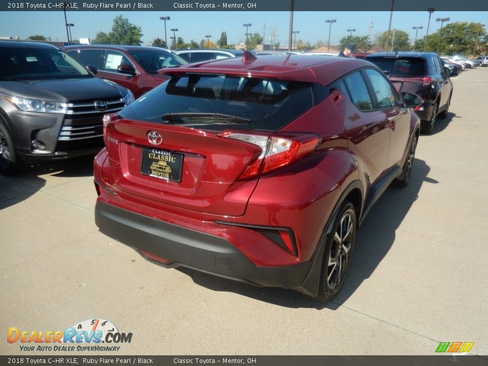 2018 Toyota C-HR XLE Ruby Flare Pearl / Black Photo #2