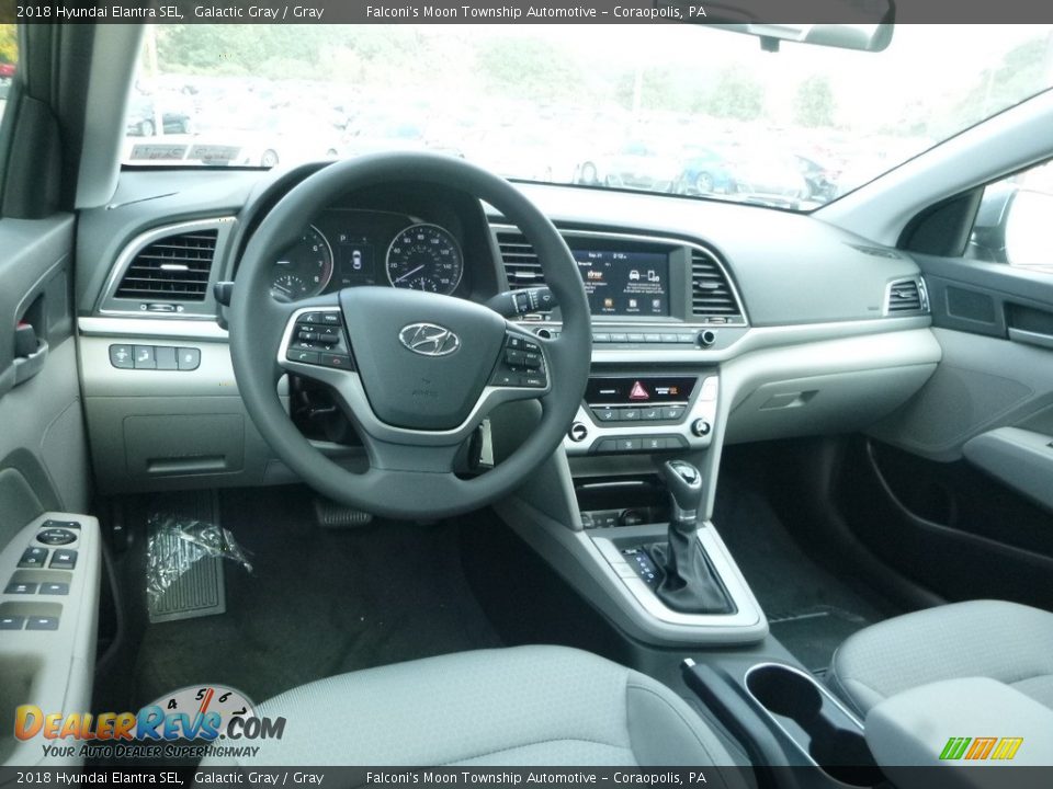 2018 Hyundai Elantra SEL Galactic Gray / Gray Photo #10